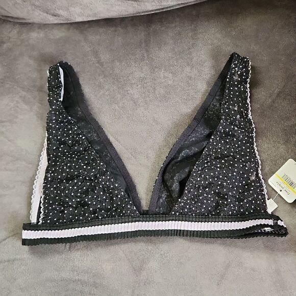 Nwt free people medium bra fp intimately free people lace bralette no wire - Picture 6 of 7